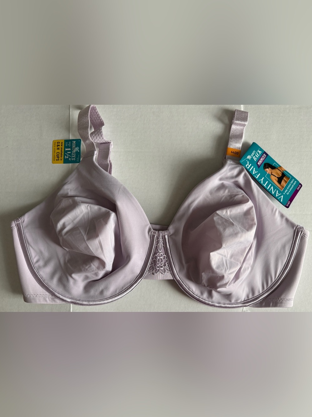 Vanity Fair Women’s Simply Lilac Lavendar Underwire #76080 Back Minimizer Bra